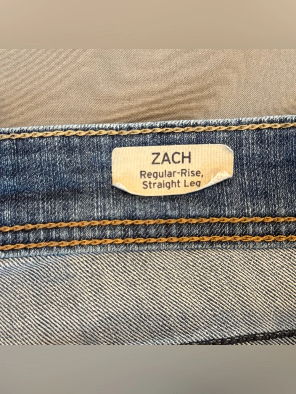 Mavi Zach‎ Jeans Mens 36x30 Blue Straight Leg Stretch Denim